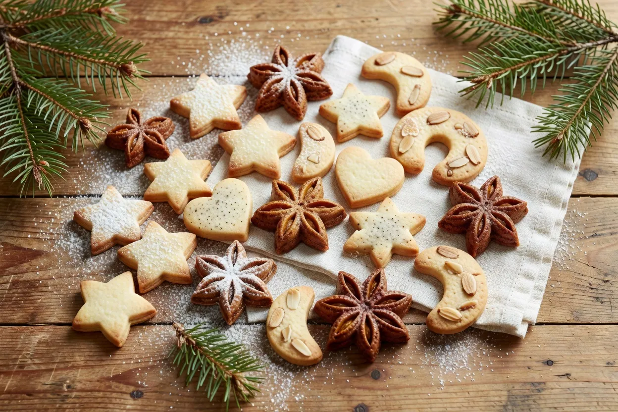 Assortiment de bredele de Noël alsaciens