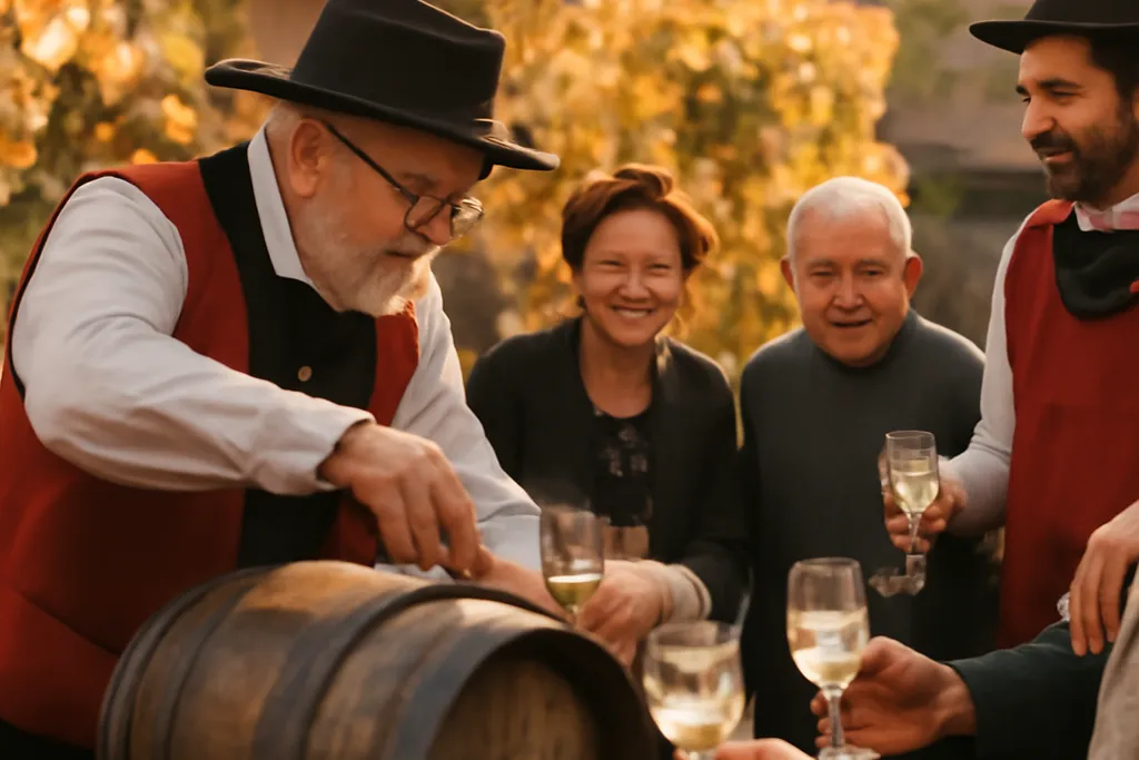 Fête du vin nouveau chez les vignerons alsaciens
