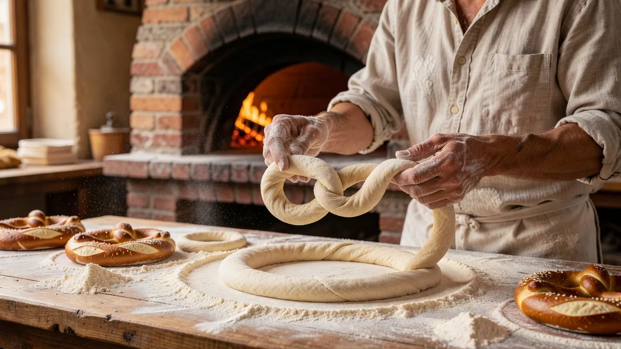 Marché de producteurs alsaciens avec étalages de fromages, charcuteries et confitures