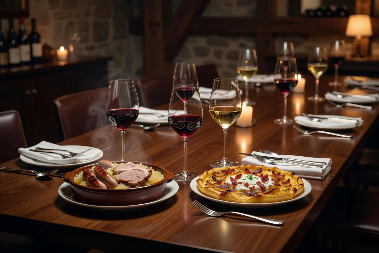 Le guide des accords mets et vins d'Alsace