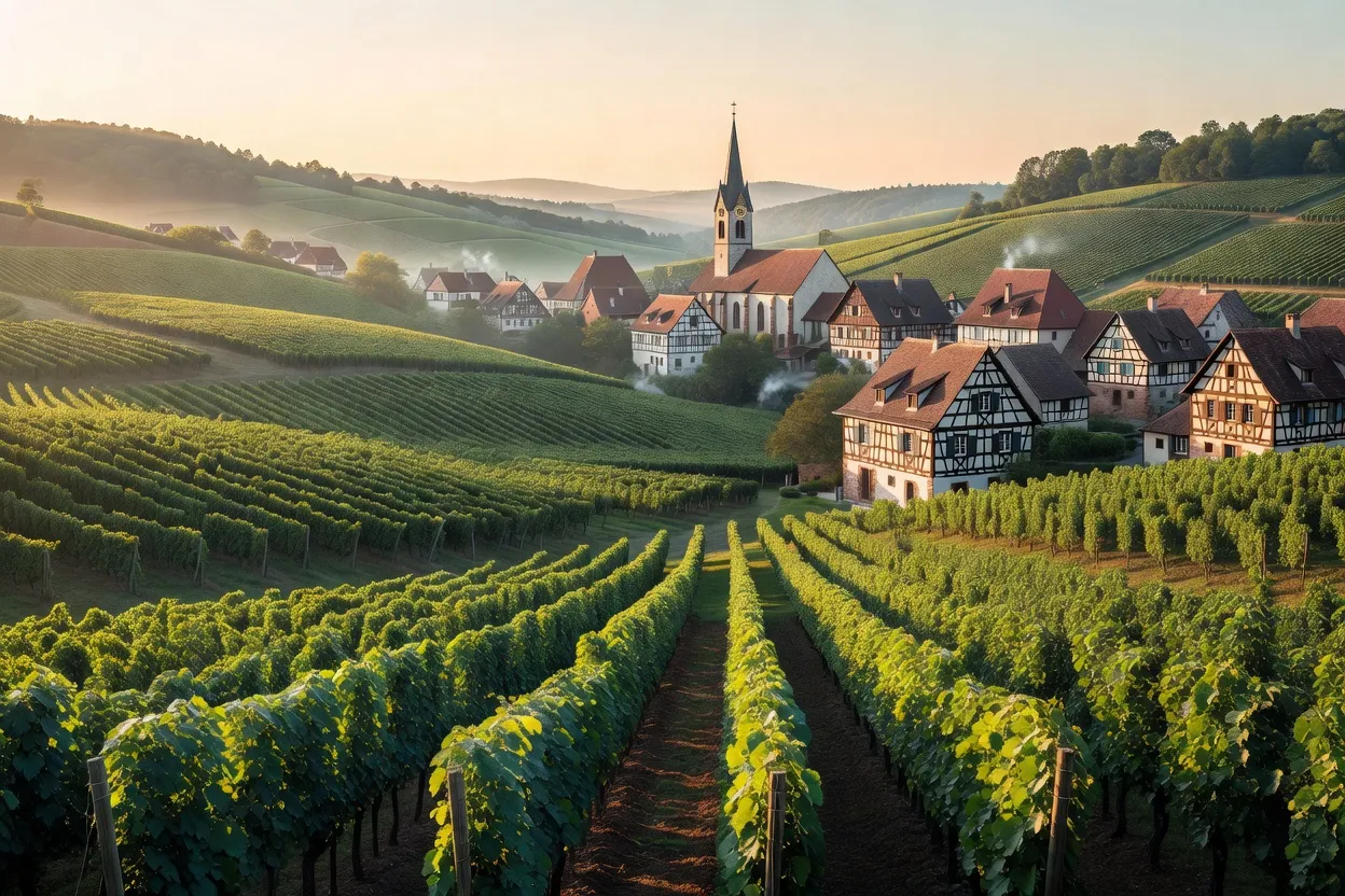 L'itinéraire complet de la Route des Vins d'Alsace, village par village